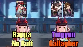 How Much Does Tingyun & Gallagher Buff Rappa ? || HSR