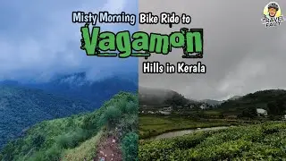 Misty Morning Bike Ride to Vagamon Hills in Kerala | 4K Ultra HD Riding video in India