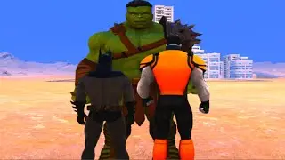 100 Hulk vs 1000 BatMan and 1000 Colossus (Marvel vs Dc)