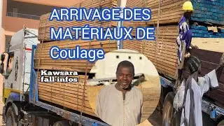 ARRIVAGE DES MATERIAUX DE COULAGE CI Universite Touba AY LERAL Bay moustapha fall Mbour