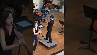 Rhapsody in Blue iconic clarinet opening. #clarinet #rhapsodyinblue #gershwin#texukim #yoonah