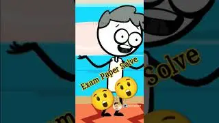Exam paper Solve 😲😲😲🤣 Comedy #comedy #cartoon #trendingshorts #trending