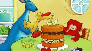 Cookie & Friends A - U6 Food - Let's Make a Cake! (Story with audio & text)