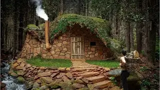 2 Years Alone in the Tropical Forest Building a Survival Shelter | Full Primitive Living Journey
