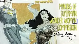 Making of SUPERMAN & WONDER WOMAN - Daniel HDR Art