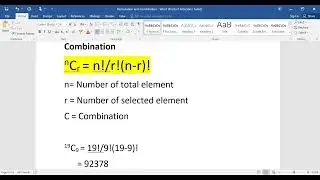 COMBINATION