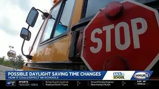 How possible Daylight Saving Time changes could impact NH schools