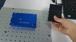 Desktop fiber optic metal marking and engraving machine