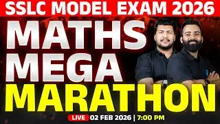 SSLC Model Exam | Maths Mega Marathon  | LIVE | MS SOLUTIONS