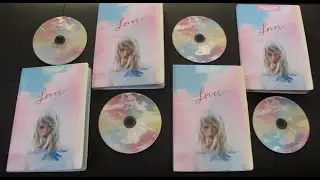 Taylor Swift &ndash; Lover ( Deluxe Edition ) Version 1 &ndash; 4 - Unboxing CD