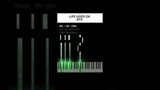 BTS - Life Goes On Piano how to play