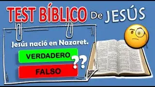 Verdadero y Falso✅❌ De JESÚS 📖 Test de la Biblia