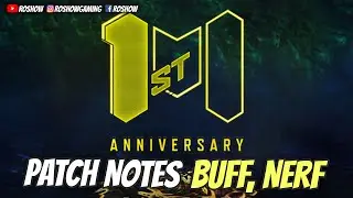 BUFF, NERF DAN PATCH NOTES CODM SEASON 11!! 1ST ANNIVERSARY COD MOBILE!