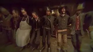 Arthur And Dutch Dancing At The Bar! | Red Dead Redemption 2