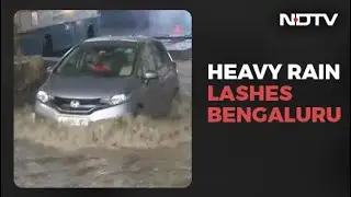 Hailstorm, Heavy Rain In Bengaluru Leads To Waterlogging In Some Areas