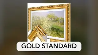 Finally, a Flawless Frame - Ornate Gold 75 Premiere Deco TV Frame