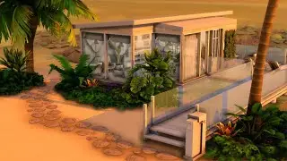 I renovated MsGryphi's Dystopian Beach House | The Sims 4: Speed Build