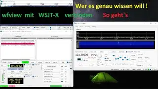 Wie verbinde ich wfview mit WSJT-X          wfview and wsjtx couple
