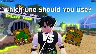 Roblox - Garden Tower Defense - How Good is the Lemon Tree? Palm Tree vs Lemon Tree