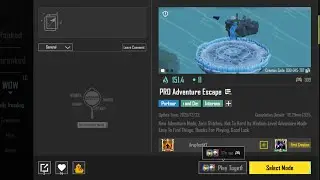 BGMI WOW Mode – PRO Adventure Escape map 🔥 code 45767 #explore #wowmode 