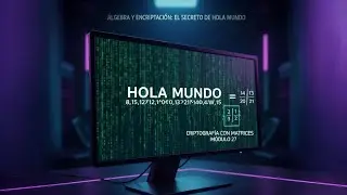 Cómo ocultar mensajes usando Álgebra Lineal (Cifrado de Hill)