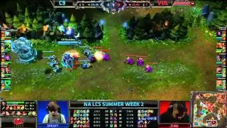 LCS NA Summer 2013 W2D2: Cloud 9 vs Team Vulcun (21.06.2013)