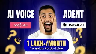 Build a Voice AI Agent That Calls Clients Automatically | n8n + Retell AI Tutorial(2025) Hindi Video