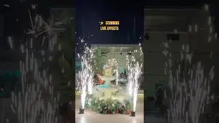 Mini spark machine for all events,350w,CE/ETL approved,customized,rechargeable and portable.