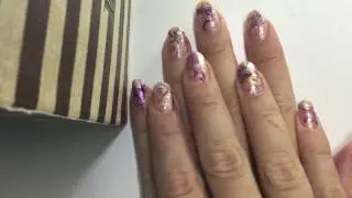 Nails Art - No Water Needed, Abstract Nails, Dry Marble