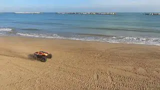 Test Gopro 9 Hero Black 4K Stabilization HyperSmooth 3.0 Horizon Alignment RC Car Traxxas X-Maxx