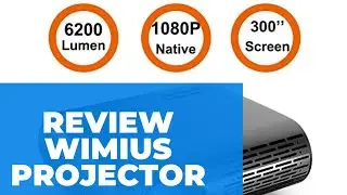 Review WiMiUS Newest P20 Native 1080P Projector 6800 lumens (2020)