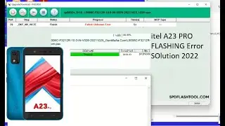 Itel A23 Pro L5006C Hang On Logo Itel A23 Flashing Solution fixed All Error2022 By Team G M S