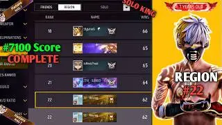 Reached Region #22 in Solo! 🚀 7100 Score Done 🔥 Road to Grandmaster Ep. 6.