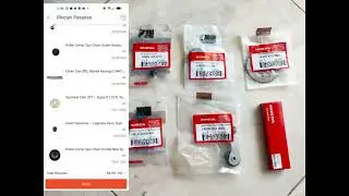 FULL SET HARGA PART RANTAI KETENG HGP | HONDA SUPRA X 125 FI NEW 😂