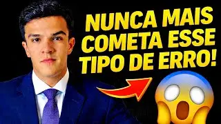 NUNCA MAIS COMETA ESSE ERRO EM SUA VIDA!😱