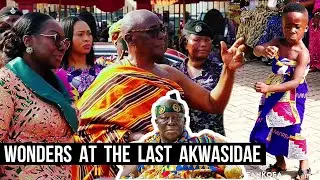 A Royal Grace: Otumfuo’s Wife, Julia Osei Tutu, Arrives in Royal Splendor at Akwasidae in Manhyia.
