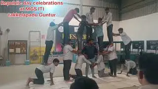 Republic day celebrations ||  at MGS ITI || takkelapadu Guntur 