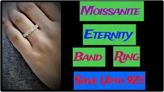 The Ultimate Moissanite Eternity Band Ring Design