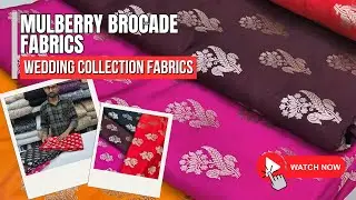 Mulberry Brocade Fabrics | Saroj Fabrics