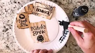 #Craftidly - DIY Potion Bottles Tutorial & Free Labels