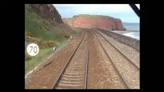 Class 47 Cab Ride along Dawlish sea wall.
