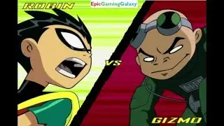 Gizmo VS Robin On The Expert Difficulty In A Teen Titans Battle Blitz Match / Battle / Fight
