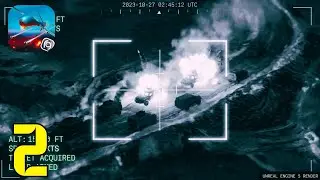 Drone Shadow Strike Gameplay Part 2 - Escort Allied Troops Mission (Android/iOS)