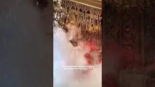 Royal Wedding Entry SFX 👑✨ | Grand Bride & Groom Entry | Luxury Wedding Effects #shortsfeed