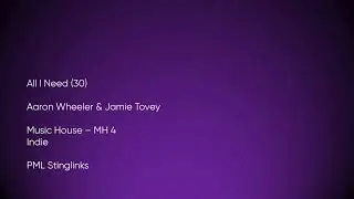 All I Need (30) - Aaron Wheeler, Jamie T. | Music House (MH 4) [Full Lyrics] - PML Stinglinks #779