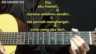 Tutorial Chord Mudah SALAHMU SENDIRI - CUT RANI | Versi Gampang