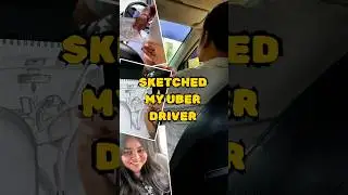 I sketch my uber driver #sketch #artistsoninstagram #shortsviral