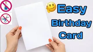 How To Make Birthday Card 🥰 &bull; easy and beautiful birthday card &bull; happy birthday card for bestfriend
