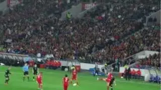 Niall McGinn scores against Portugal