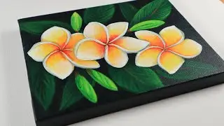 Acrylic Painting |  Flower Painting | Painting For Beginners